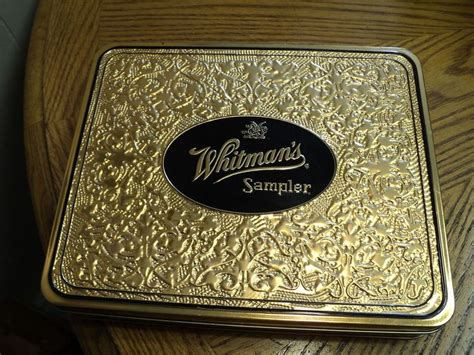 antique metal whitmans sampler boxes|whitman's sampler 4 piece.